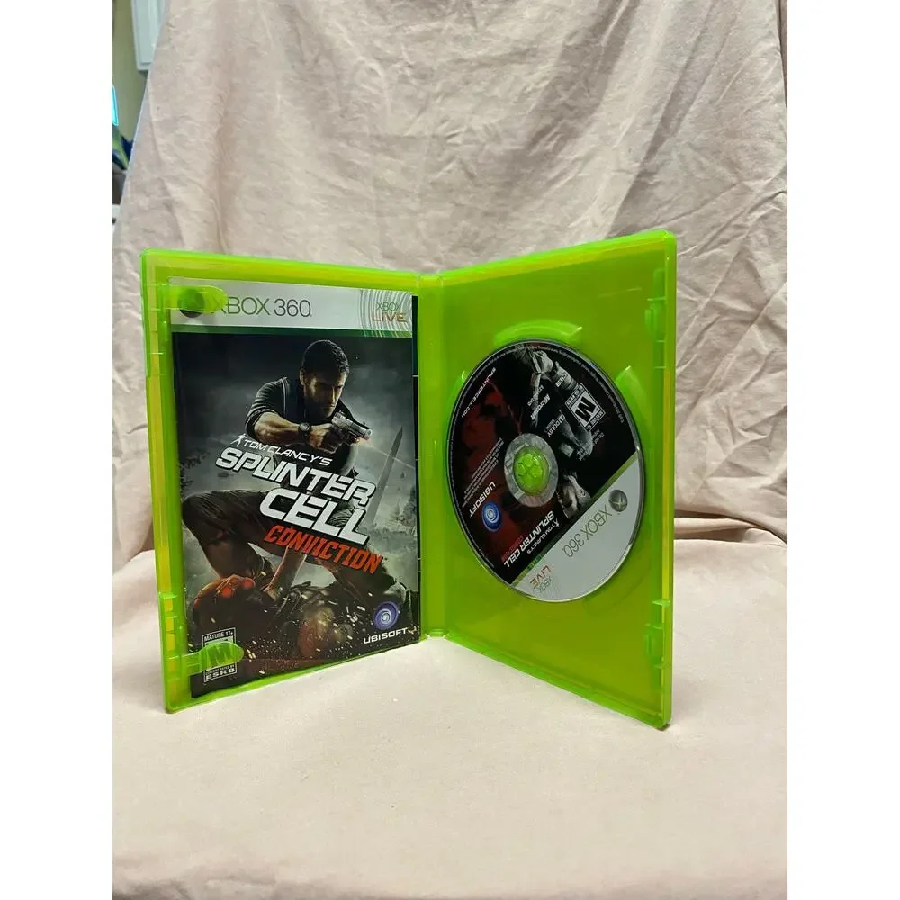 Tom Clancy's Splinter Cell Conviction (Microsoft Xbox 360, 2010) CIB